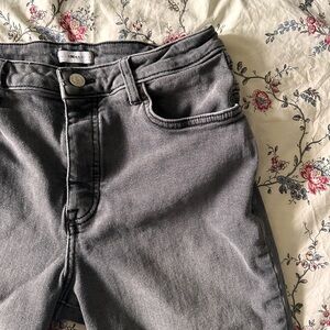 Forever 21 Women's Distressed Black Jeans